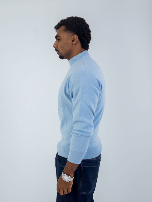 Tales Knitted  Baby blue Sweater